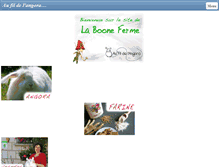 Tablet Screenshot of labooneferme.com
